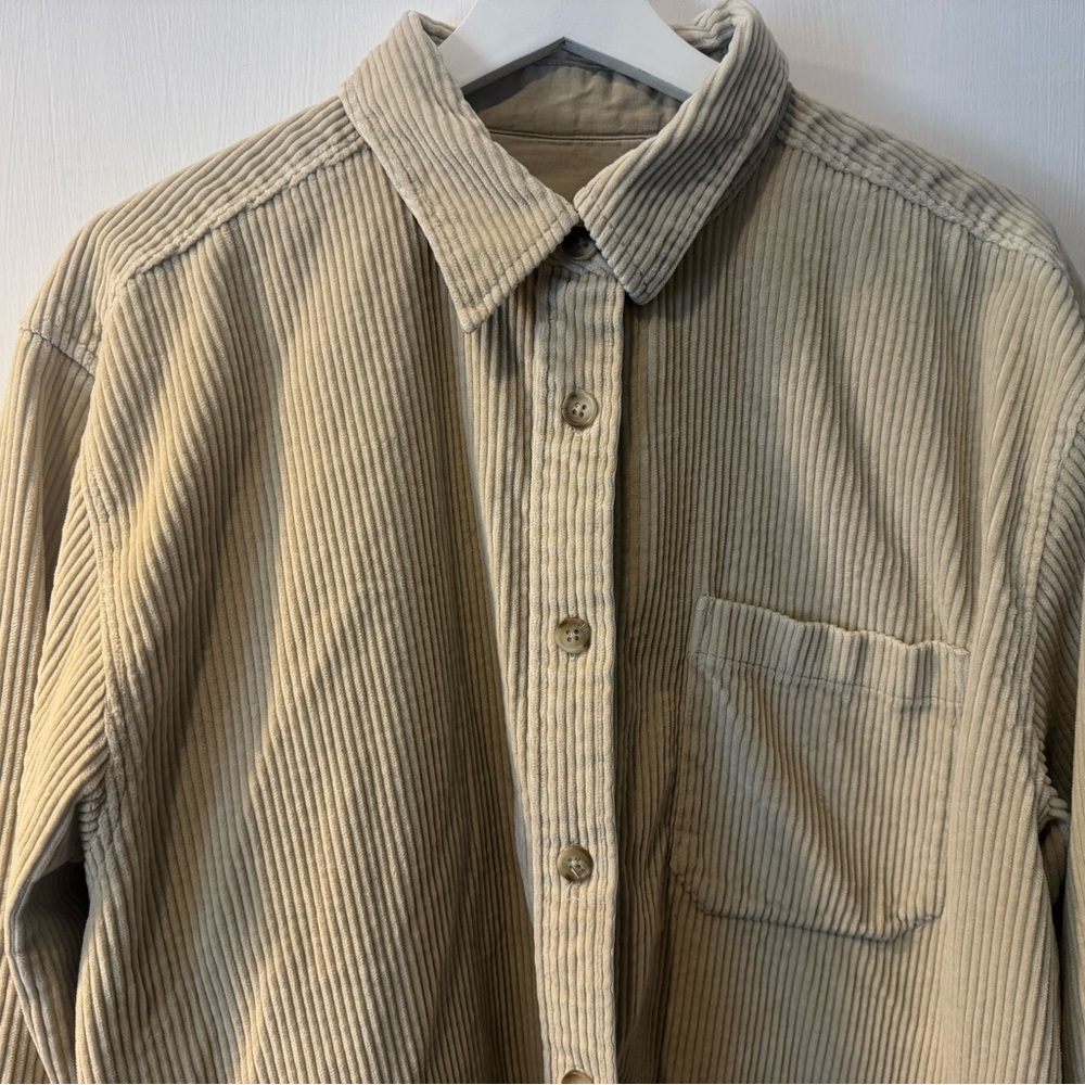Corduroy Casual Button Down Shirt